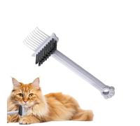 Limpiador de cepillos para el cabello,Herramienta de limpieza de cepillos para el cabello - Cepillo de limpieza para cepillo de pelo,Rastrillo removedor de cepillo de pelo de limpieza rápida portátil
