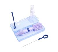 Limpiador de cepillos reutilizable para biberones con cabezal desmontable, multiusos, accesorios de alimentación, organizador de biberones, estante de drenaje