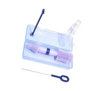 Limpiador de cepillos reutilizable para biberones con cabezal desmontable, multiusos, accesorios de alimentación, estuche organizador para biberones