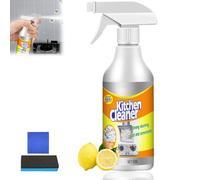 Limpiador de cocina Aibor, spray quitamanchas de aceite de cocina, elimina eficazmente el aceite, limpiador en espuma para encimeras, estufas, hornos, electrodomésticos y más (1)
