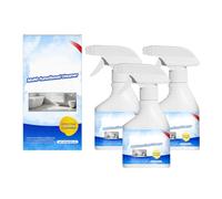 Limpiador de cocina multifuncional en espuma - Limpiador en aerosol de espuma de alta resistencia - Desengrasante multiusos para estufa, fregadero y azulejos, potente desengrasante (3 botellas)