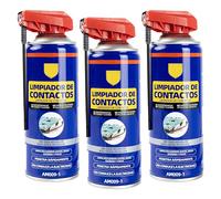 Limpiador de Contactos 200ml | Spray Limpieza para Electronicos (Pack 3)