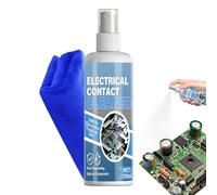 Limpiador de Contactos Eléctricos,120ml Líquido de Limpieza de Secado Rápido,Spray Eléctrico Limpiador - para Portátiles, Tablets, Monitores, Teclados, Impresoras, Escáneres, Cámaras,