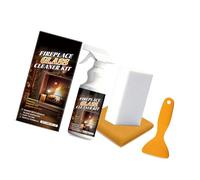 Limpiador de cristal de chimenea de 150 ml que elimina eficazmente el alquitrán, hollín y las manchas y no tóxico, seguro para toda la familia. Fácil de usar, elimina el alquitrán, el hollín y las