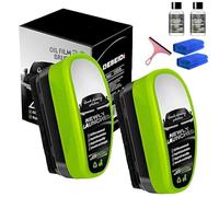 Limpiador de cristales Clear Vision, cepillo de limpieza de película de aceite para coche, cepillo de limpieza mejorado de 150 ml, sin necesidad de fregar, proporciona una visión clara (2 unidades)