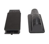 Limpiador de Cristales de Acuario, Cerdas Duras Internas, Fuerte Magnetismo, Evita Resbalones, Eliminador de Algas con Cepillo Magnético Flotante (Negro)