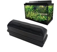 Limpiador de cristales magnético para acuario, limpiador de discos magnético para acuario, cepillo de limpieza de doble cara para algas en acuario, herramienta de limpieza para acuarios