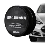 Limpiador de cromo | Eliminador de arañazos de relojes, pulido de acero inoxidable, pasta limpiadora de hornos, pulidor para la belleza del coche, hombres y mujeres, utensilios de cocina