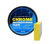 Limpiador De Cromo Para Automóviles - Limpiador Y Abrillantador De Cromo | Agente De Pulido De Cromos, Abrillantador De Metales Restaurador Para Protección De Pintura | Protector Restaurador De Cromos