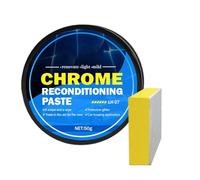 Limpiador De Cromo Para Automóviles - Limpiador Y Abrillantador De Cromo | Agente De Pulido De Cromos, Abrillantador De Metales Restaurador Para Protección De Pintura | Protector Restaurador De Cromos