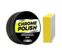 Limpiador de Cromo para Coche Eliminador de óxido universal sin rayar | Abrillantador de Metal para Coche para Molduras de Puerta, Rejillas, Retrovisores, Llantas y Logos