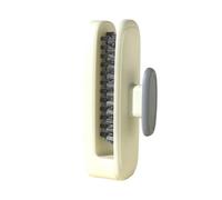 Limpiador de cubiertos, en forma de U, extraíble y con mango protector, estropajos con cerdas, para platos, cucharas, tenedores, palillos, peladores, ralladores, tapas de tazas, cocina y restaurante