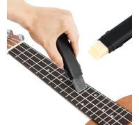 Limpiador de cuerdas de doble cabezal para violín, viola, guitarra, removedor de óxido y bolígrafo lubricante para instrumentos de cuerda