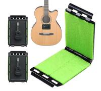 Limpiador de cuerdas de guitarra, juego de 3 paños reutilizables, estropajo resistente para cuerdas, ideal para bajo, violín, ukelele, mandolina, banjo, estudio, sala de práctica, taller de reparación