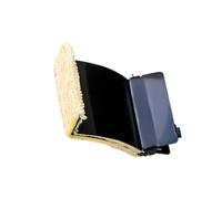 Limpiador de cuerdas de violín resistente a la corrosión con paño de microfibra y metal para un mejor mantenimiento y herramienta de mantenimiento de cuerdas antioxidante