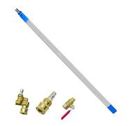 Limpiador de descarga de radiador, de lavado a presión, pulverizador, boquilla portátil, cepillo de tubo de flujo, lanza de enjuague de tubo, herramienta de manguera de agua, varilla