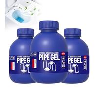 Limpiador de drenaje, abridor de drenaje profesional for fregadero de cocina, ducha y bañera, removedor de obstrucciones de acción rápida, seguro for todo tipo de tuberías, 10.6 oz(3)