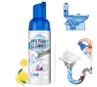 Limpiador de Drenaje de Espuma,Limpiador de Tubos de Espuma, 60 ml Agentes Limpiadores de Desagües Potente, Removedor de Obstrucciones de Drenaje, para Limpieza de Tuberías del Hogar y la Cocin