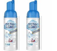 Limpiador de Drenaje de Espuma, Limpiador de Tubos de Espuma, Agentes Limpiadores de Desagües Potente, para Limpieza de Tuberías del Hogar y la Cocina, 60 ml, 2pcs