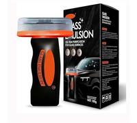 Limpiador De EmulsióN De Cristal Con Tabla De Limpieza,Removedor de Filme de Aceite para Ventanas de Coche, Espejos y Parabrisas, Improved Visibility (1PC)