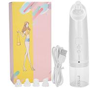 Limpiador de espinillas eléctrico, máquina limpiadora de espinillas, portátil con calefacción con un solo botón para carga USB profunda de 1,5 W(white, Pisa Leaning Tower Type)