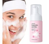 Limpiador de espuma de cereza | Limpiador hidratante de espuma de 100 ml de Cherry Face Wash | Quitamanchas de maquillaje para dormitorio, hogar, viajes, viajes de negocios, vacaciones Anulely