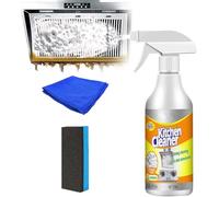 Limpiador de espuma de cocina, desengrasante de cocina, elimina la grasa de la cocina, limpiador de burbujas de cocina, limpiador de espuma multiusos, limpiador de grasa de cocina multiusos (1 unidad)