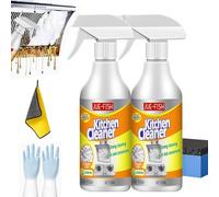 Limpiador de espuma de cocina, limpiador de cocina, potente limpiador de espuma de cocina, limpiador de cocina Joe Fish, limpiador de grasa de cocina para eliminar ollas y sartenes de cocina (2)