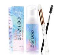 Limpiador de Espuma de Pestañas 60ml, Champú de Pestañas Para Extensiones de PestañAs, Espuma Suave Para Eliminar Residuos de Maquillaje de Aceite Lash Shampoo for Eyelash Extensions
