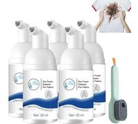 Limpiador de espuma en seco, limpiador de espuma seca para ropa, spray de limpieza en seco de ropa, agente de limpieza en seco de espuma para telas y abrigos de plumón, limpieza instantánea (5