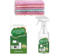 Limpiador de espuma enzimática multiusos, spray limpiador para electrodomésticos de cocina, desengrasante resistente para quitar manchas, versátil, potente y perfecto para el hogar (1Pcs)