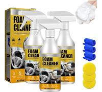 Limpiador de espuma Homebbc, Nuevo limpiador de espuma 2024 para automóviles, Limpiador de espuma multiusos, Limpiador de acabado de espuma para interiores de automóviles (3 piezas)