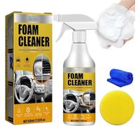 Limpiador de espuma Homebbc, Nuevo limpiador de espuma 2024 para automóviles, Limpiador de espuma multiusos, Limpiador de acabado de espuma para interiores de automóviles (1 piezas)