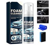 Limpiador de espuma multifunción para interiores de coche, champú y abrillantador, masilla limpiadora para limpieza profunda de interiores, accesorios de coche (1Piezas)