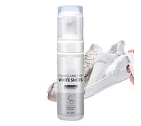 Limpiador de espuma para zapatos, 200 ml, limpiador de zapatos con cepillo, removedor de manchas para tenis, atletas, mujeres, varios tejidos, hogar, viajes, hotel, dormitorio