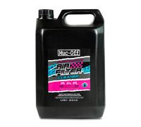 Muc-Off Limpiador de Filtro de Aire, 5 Litros - Limpiador de Filtro para Motocross y Deportes de Motor - Limpia Filtros de Moto Biodegradable - Elimina Aceite y Suciedad para Buena Potencia