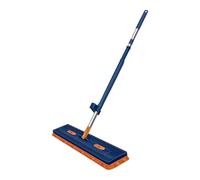 Limpiador de fregona Plana para Polvo - de Limpieza Giratorio de 360 Grados, Almohadilla de Microfibra Reutilizable de 42 cm | Equipo Giratorio de Mantenimiento doméstico, solución Lavable p