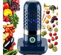 Limpiador de frutas y verduras - Nuevo dispositivo automático, Purificador de alimentos doméstico impermeable para carnes y vegetales - Ideal para el hogar, viajes y actividades al aire libre (A)