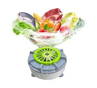 Limpiador de frutas y verduras, suministros de limpieza portátiles alimentados por USB, dispositivo limpiador de verduras para el hogar, cocina, mostrador, apartamento, camping, alimentos, carne