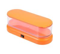Limpiador de Gafas Portátil Abs Compacto para Joyas y Relojes | Limpieza de Varios Objetos Vez, Llega a Zonas Difíciles, Tamaño Compacto, Color Naranja