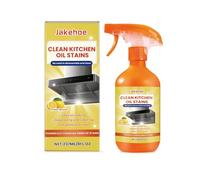 Limpiador De Grasa De Cocina, Desengrasante For Estufas Y Campanas Extractoras: Potente Disolvente De Manchas De Aceite, Sin Frotar, Boquilla De Pulverización Fácil.(1PCS)