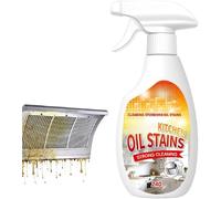 Limpiador de grasa pesada con fórmula suave y rápida descomposición, limpiador de aceite pesado para cocina Espuma en aerosol para hornos, estufas de gas y armarios (1 pcs)