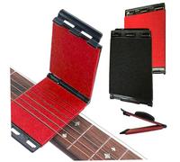 Limpiador de guitarra, limpiador de cuerdas de guitarra 4.1x2.4 portátil para acordes de bajo, cuerdas y órganos electrónicos, guitarras eléctricas folclóricas y bajos