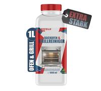 Limpiador de horno y parrilla, líquido de 1 litro, limpiador y desengrasante para horno, estufa, barbacoa y chimeneas, eficiente y eficaz