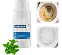 Limpiador de inodoro de espuma con gas sin contacto, limpiador de inodoro, polvo de limpieza multiusos, limpiador de espuma para inodoros, polvo espumoso (1 unidad, 110 g)