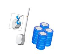 Limpiador de inodoro fácil y desechable con cabezal de esponja, diseños de liberación rápida para un fácil mantenimiento y control de olores