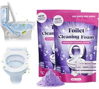 Limpiador de inodoro FizzClean - Espuma de limpieza de inodoro Fizz Clean,Espuma FizzClean de acción instantánea para un inodoro reluciente sin esfuerzo, Elimina las manchas en 20 minutos, Limpieza