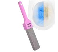 Limpiador de inodoro - Mango de cepillo de piedra pómez de 10.4 x 1.38 pulgadas para eliminar el óxido, borrado de cal con función de limpieza profunda, bloque de fregado para cocina, baño, bañeras