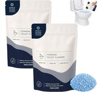 Limpiador de inodoros espumoso, polvo de limpieza espumoso para limpieza profunda y quitamanchas, espuma de limpieza de inodoro con aroma fresco, para frescura diaria, fácil de enjuagar. (2)