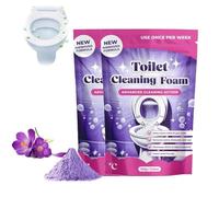 Limpiador de inodoros Fizzclean, Espuma limpiadora de inodoros Fizz Clean, Polvo antical, Espuma de drenaje de acción rápida y alta resistencia, 100 g